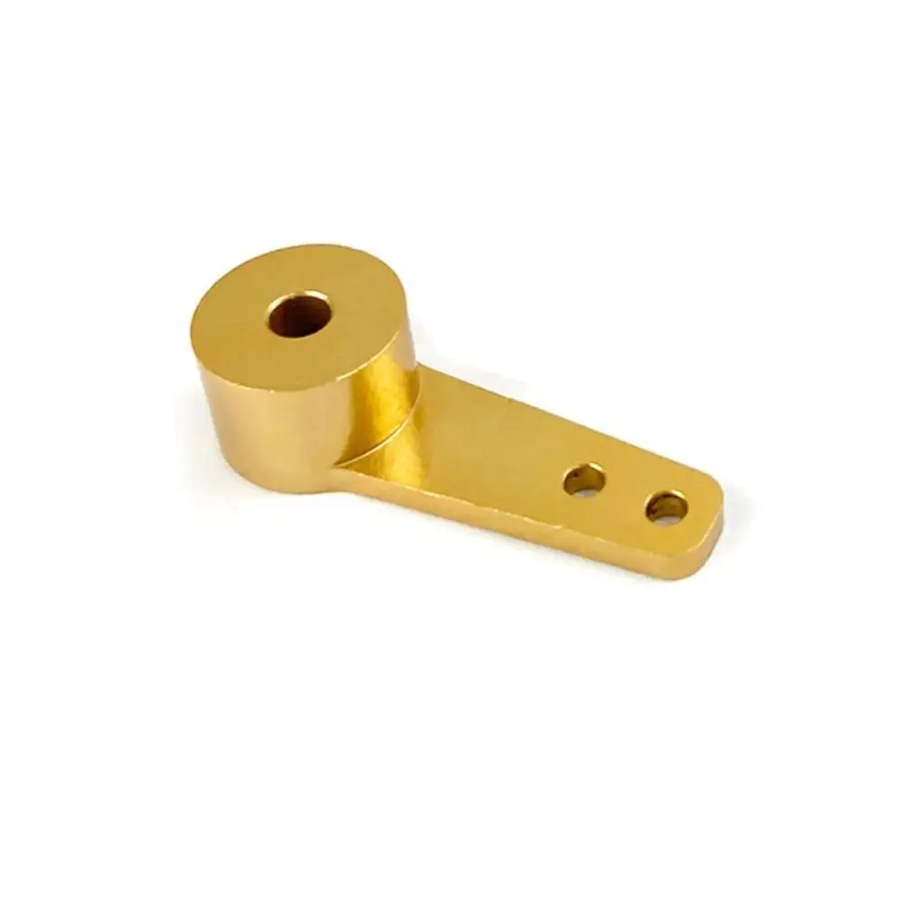 1Pcs 3.1mm 4.1mm 5.1mm Steering Servo Arm Aluminum Alloy Screw Mount Single Steering Servo Horn Single Arm Rudder Tiller Arm