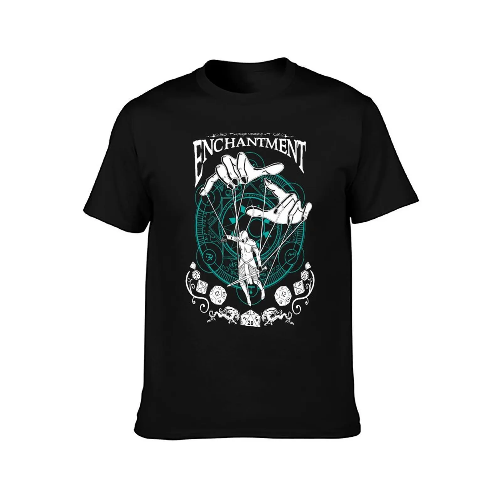 Enchantment - RPG Magic School Series : White T-Shirt, Summer Casual Cotton Tee, Oversized Streetwear Tops, Unisex Men Women