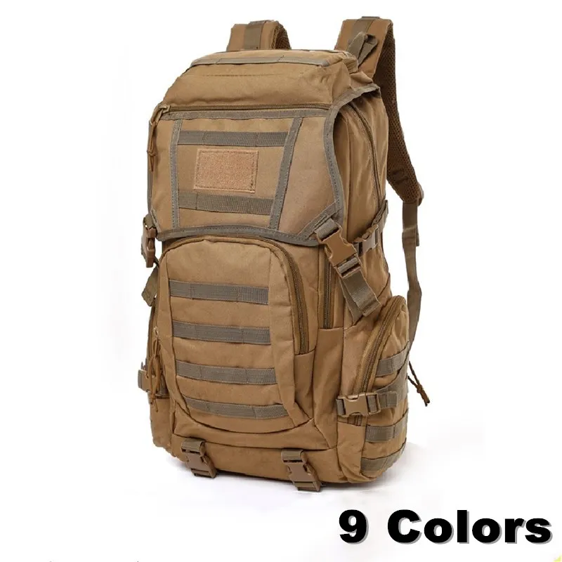 

Camouflage Backpack Waterproof Nylon Wear-resisting Rucksack Men Women Outdoor Hiking Climbing Camping Bag