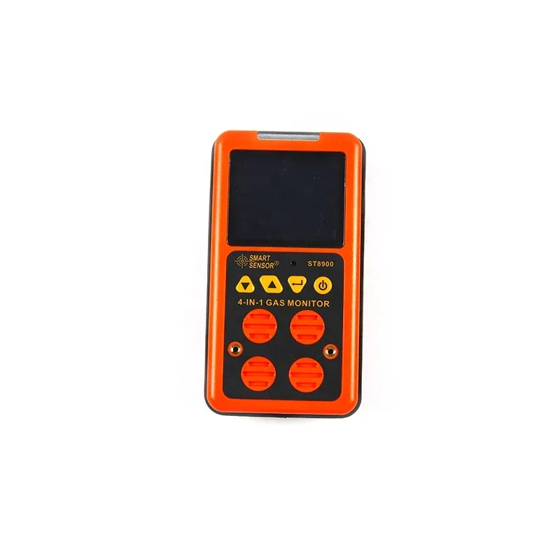 4 in 1 EU Digital Gas Detector O2 H2S CO LEL Handheld Mini  Analyzer Air Monitor  Leak Tester Carbon Monoxide Meter ST8900