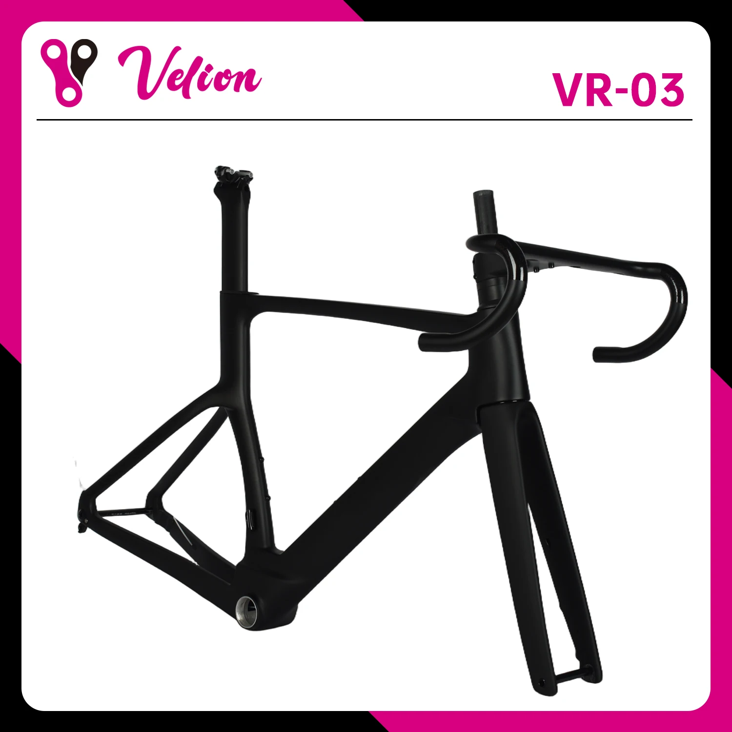 

Full Hidden Carbon Fiber Frame Carbon road frame Road Bike Carbon Bicycle Frame Disc Brake Aerodynamic T47 Supports DIY Colour