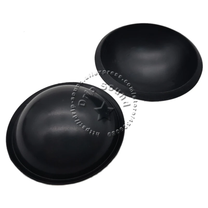 2pcs 40mm/50mm/54mm Speaker Soft Plastic Glue Dome Dust Cap Woofer Cone Cover Bass Repair Parts