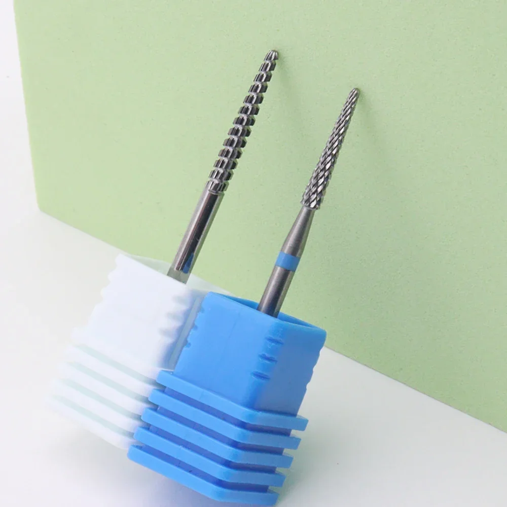 

1/2Pcs Tungsten Carbide Nail Drill Bit Cuticle Bits Accessory For Electric Manicure Machine Pro Nail Art Salon Tool Remove Gel