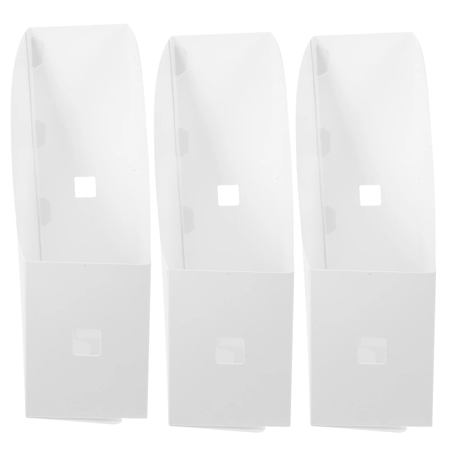 Organizzatore di file elegante da 3 pezzi Portariviste dal design semplice Organizzatori di libri da ufficio Archiviazione da tavolo multifunzione