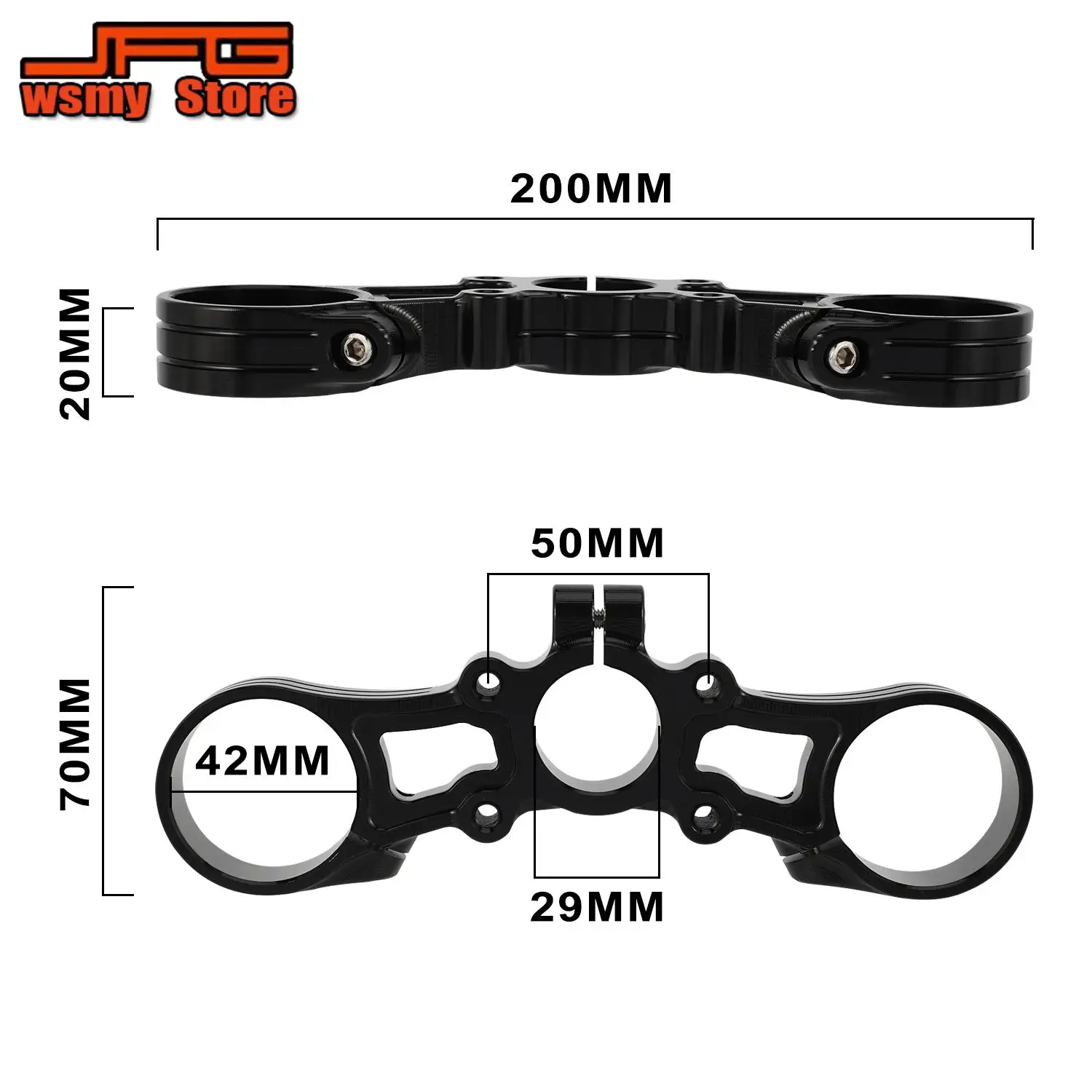 

Yoke Plate Upper Top Triple Tree Clamp Steering Stem For Lightbee Surron S X Aluminum Motorcycle Accessories Off-Road Bike Parts