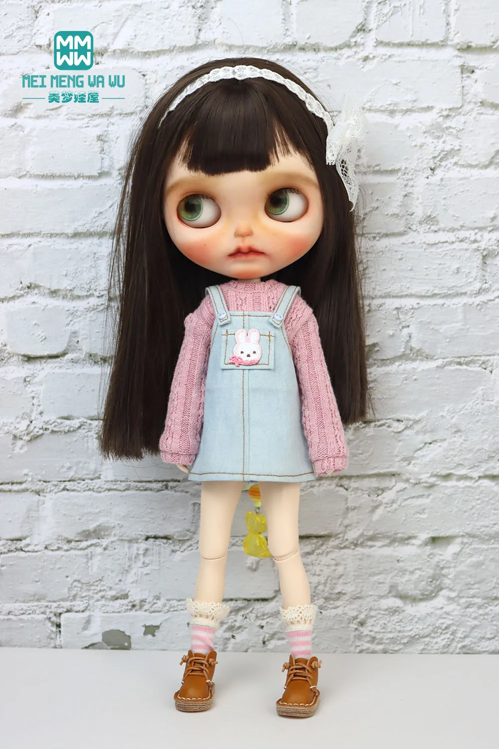 Kleding voor pop modieuze trui vest Past 28 cm Blyth amazon OB22 OB24 Speelgoed Gift