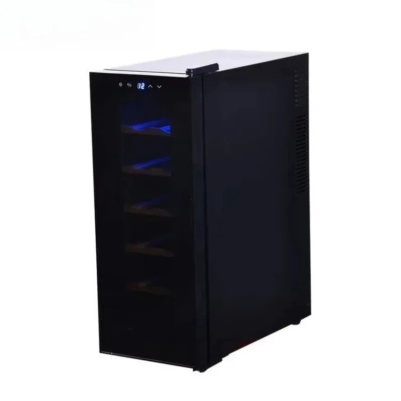 BCW-35 12 Bottles Wholesale Thermo Wooden Shelves Mini Electronic Wine Cellar For Home