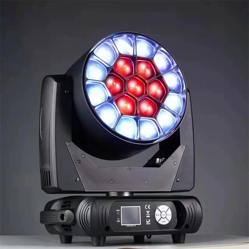 6 pieces 19 x 25W 4in1 moving head led rgbw beam movingheads led Moving Head bee eye stage light