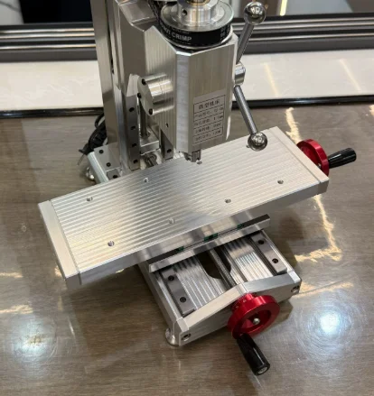 For precision drilling rig milling, mini drilling rig 120W, CNC Cross Slide table, 0-2000rpm, ER11 clip