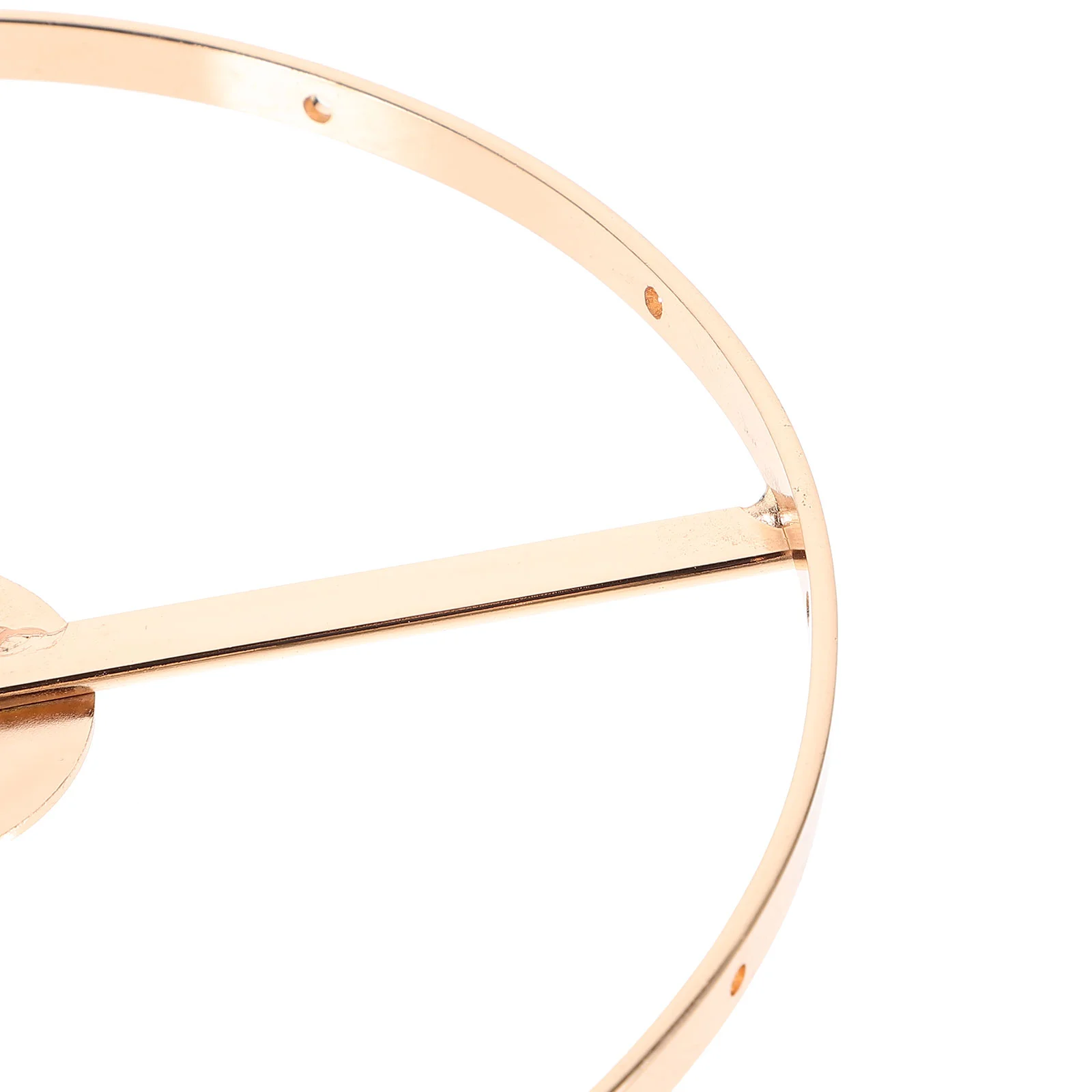 1PC E27 Lampshade Frame 13cm Diameter Iron Chandelier Accessory for Table Floor Home Pendant Projects Rust for