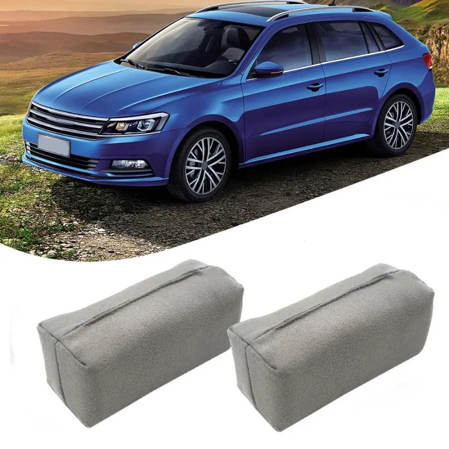 Auto Cleaning Tools Green Grey Universal Two-in-one High-efficiency Coating Wipe-coating Sponge Car Washing Soft Fiber Sponge