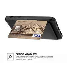 Luxury PU Leather Wallet Case for iPhone #4