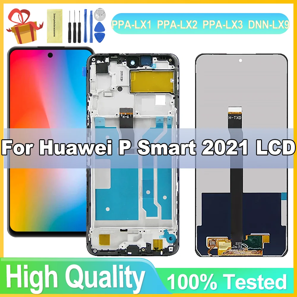 

6.67" New Premium For Huawei P smart 2021 LCD Display Touch Screen Digitizer Assembly For Huawei Y7A LCD PPA-LX3 PPA-LX1 PPA-LX2