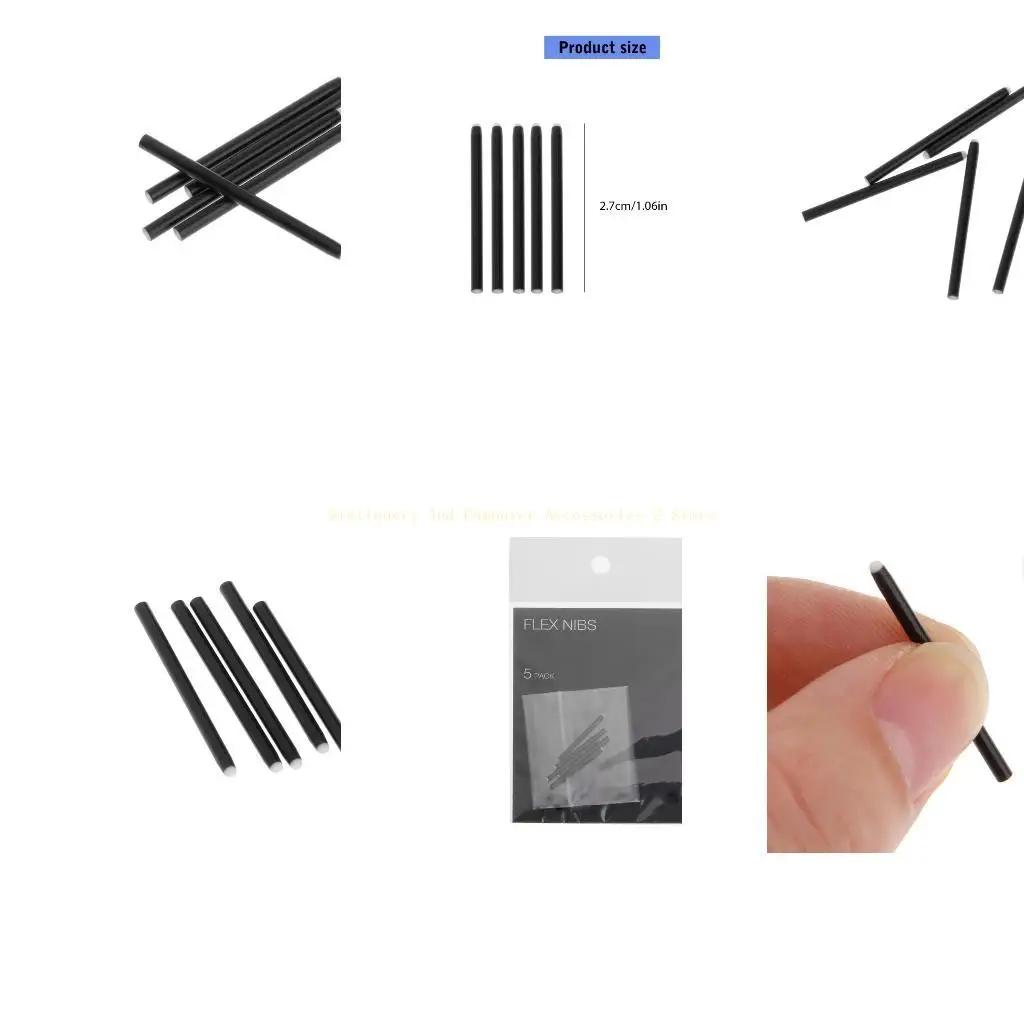 

5Pcs Flexible Nibs for for Intuos Graphic Drawing Pad Pen Tips Pens
