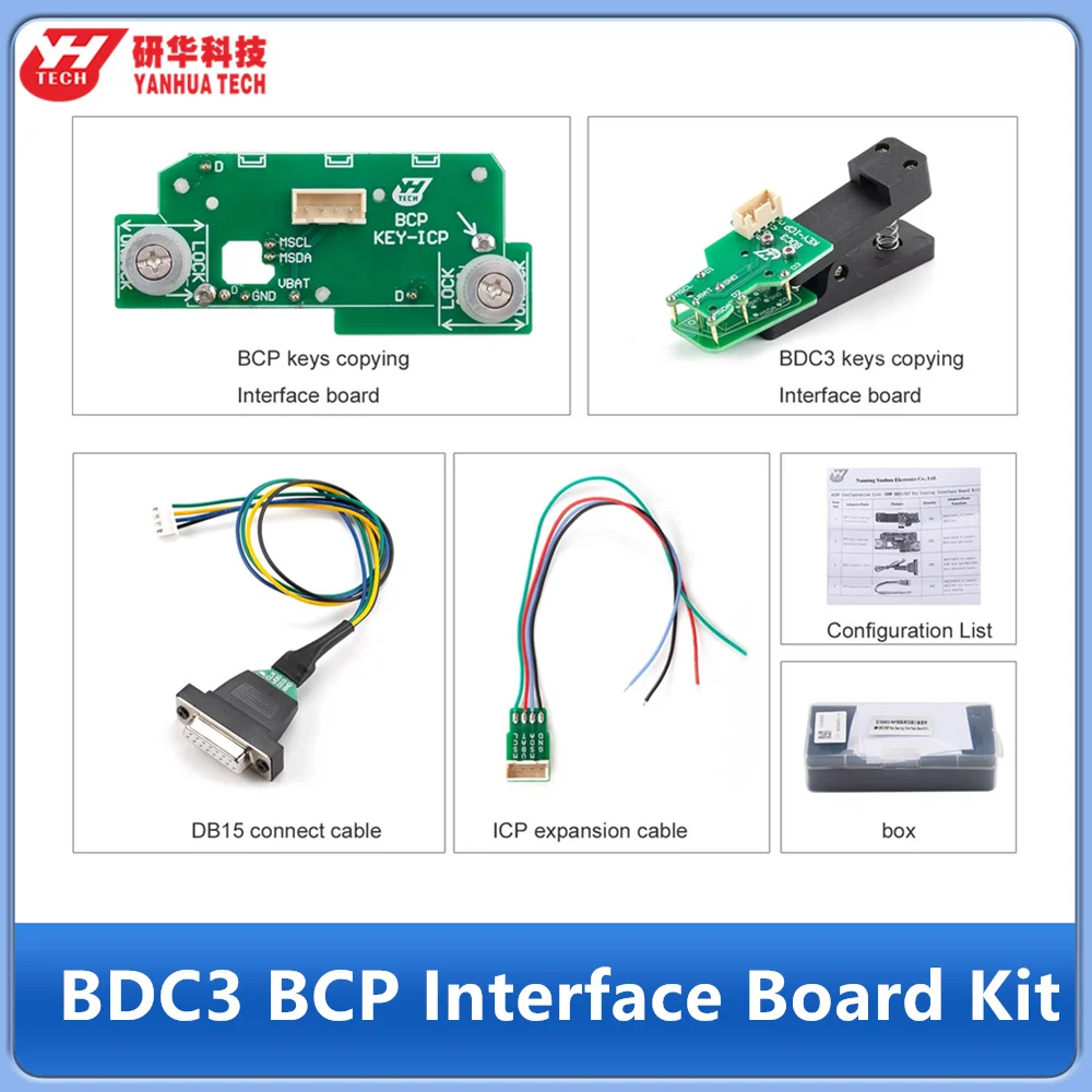 

YANHUA ACDP ACDP2 BDC3 BCP interface Board Work With Module 38 for BMW BDC2 IMMO Module