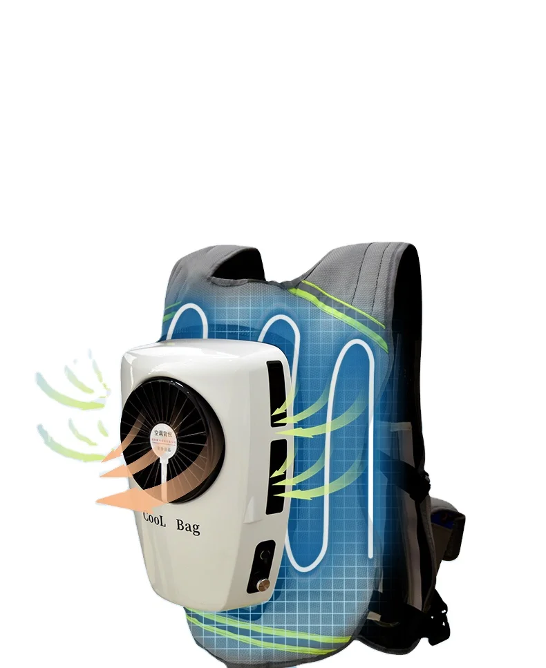 Cooling Vest Wearable Fan  Air Conditioned Cooling 4 Hours Cold for Work Sport