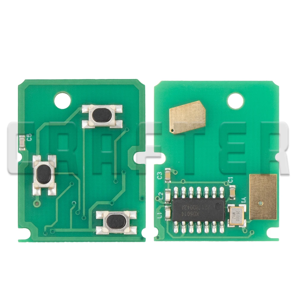 Key Crafters 원격 자동차 키 ID 4D60/4D63 칩 315/433MHz 블레이드 HU101/FO21 Ford Mondeo Focus Fusion Fiesta Galaxy 3BT