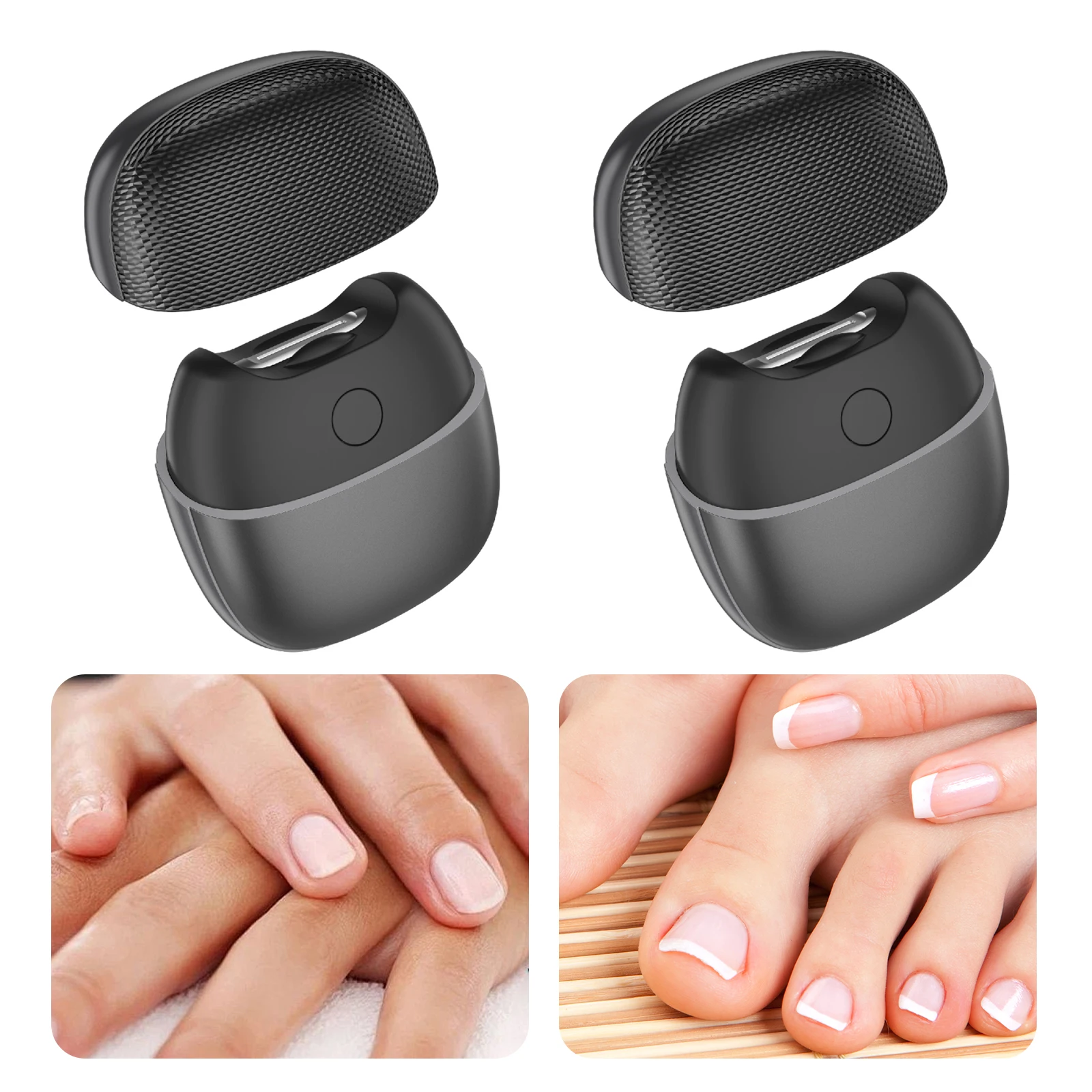 

3 In 1 Automatic Nail Trimmer 2 Modes Smart Toenail Grinder TYPE-C Charging Painless Nails Cutter for Home Office Outdoor Travel
