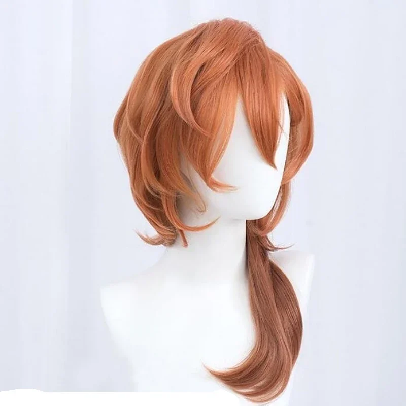 Picture 7: High Quality Anime Bungo Stray Dogs Chuya Nakahara Chuuya Cosplay Wig Heat Resistant Synthetic Hair Wigs