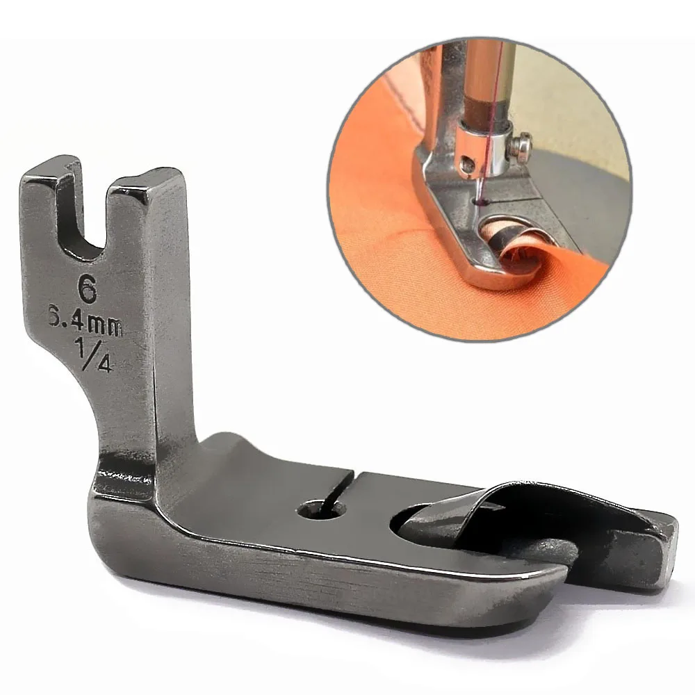 Roll Hemming Presser Foot For Brother Singer Juki Industrial Single-needle Sewing Machine Accessories Tools