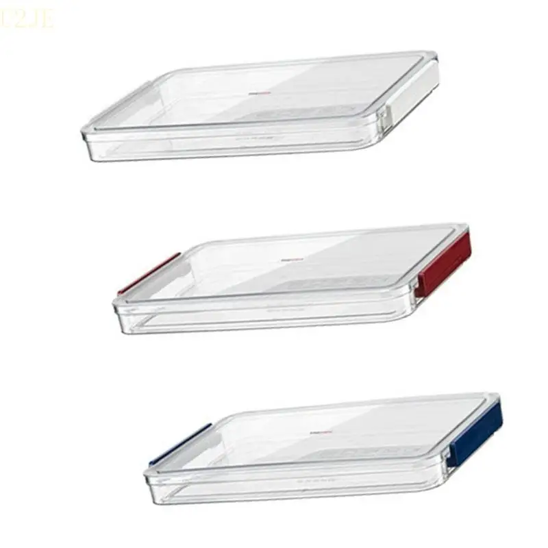 

U2JE Clear Satationery File Storage Box Plastic Document Paper File Case Office Desk Organizers Container for School Office