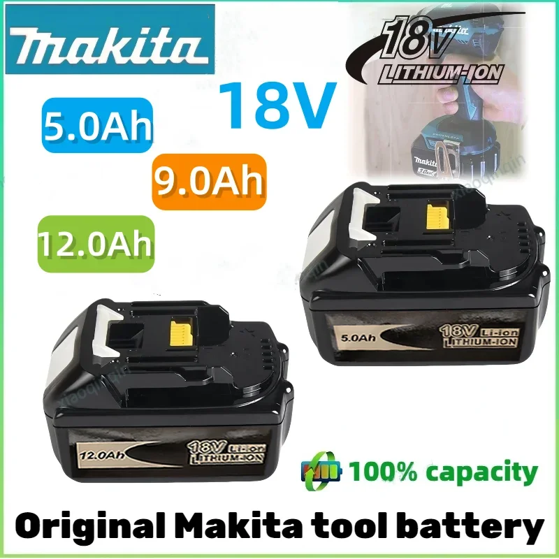 

18V 100% Original Rechargeable Power Tool Battery Replaceable LED Lithium-ion 18v LXT BL1860B BL1860BL1850 BL1830