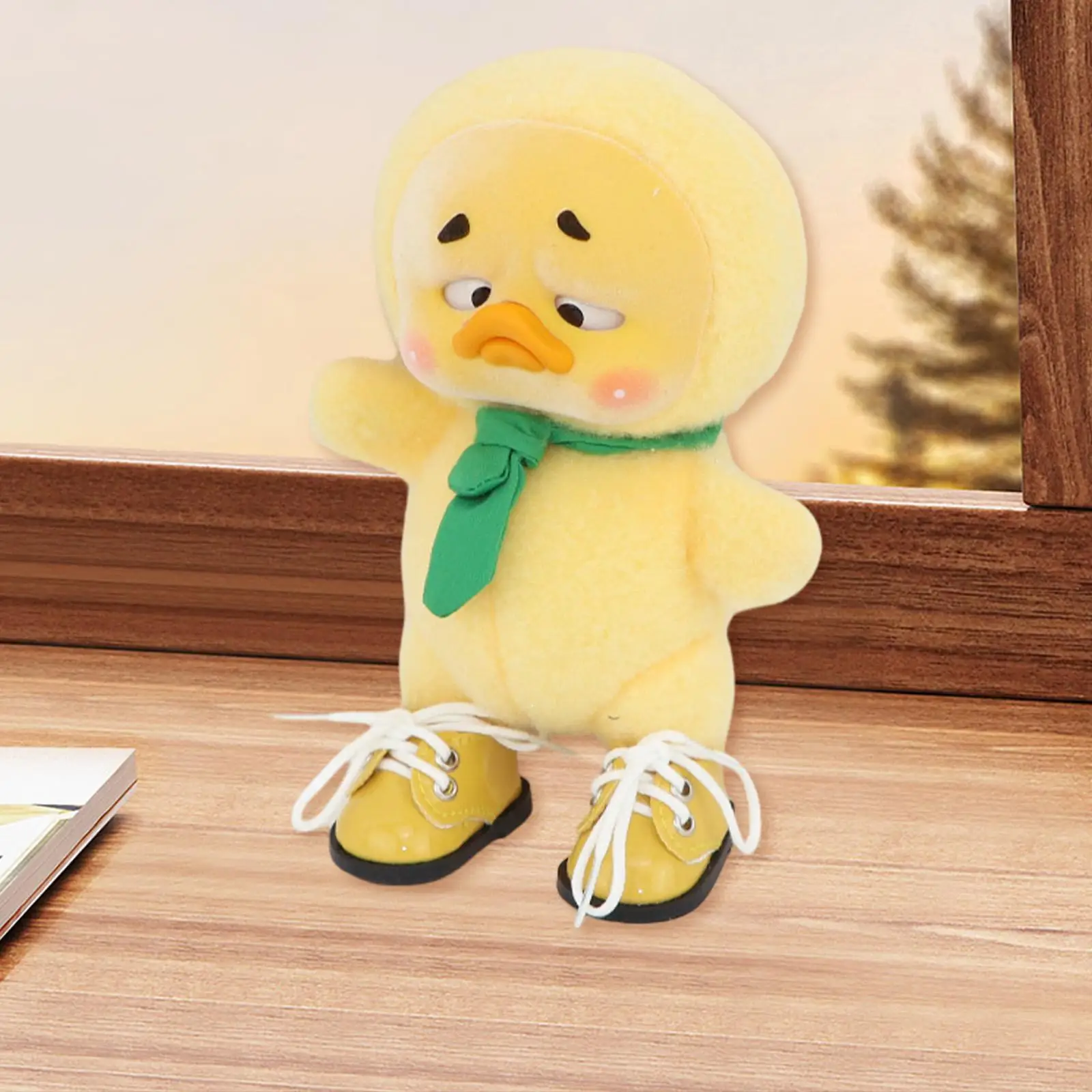 รองเท้าตุ๊กตาแต่งตัว Photo Prop นําเสนอ Soft PU สไตล์จี้ตุ๊กตา, เปลี่ยนเสื้อผ้า, แกล้งทําเป็นเล่นของเล่น, รองเท้า Square Toe