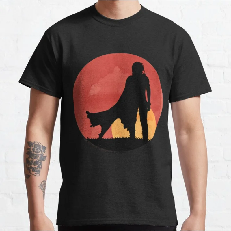 

Dr Liet-Kynes (Sharon Duncan-Brewster) Sunset Retro scifi Dune Sand sandworm Gift t shirt for man Large size Tops S-6XL