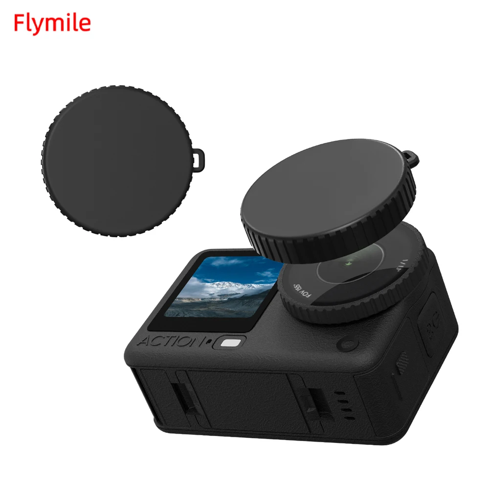 

Flymile Lens Protective Cover for DJI Action 6 Pro Camera Accessories Non Slip Silicone Dust-proof Lens Cap