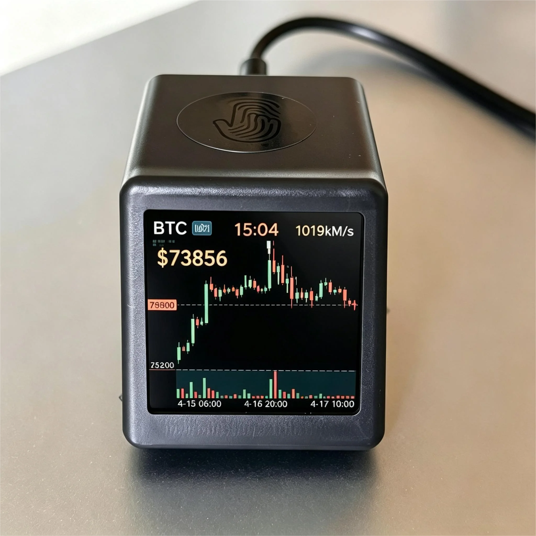 NMMiner Smart TV ESP32 BTC Solo Lottery  Low Power Consumption Hashrate 1060KH/s for Computer Nerd Gift Home Desktop Clock