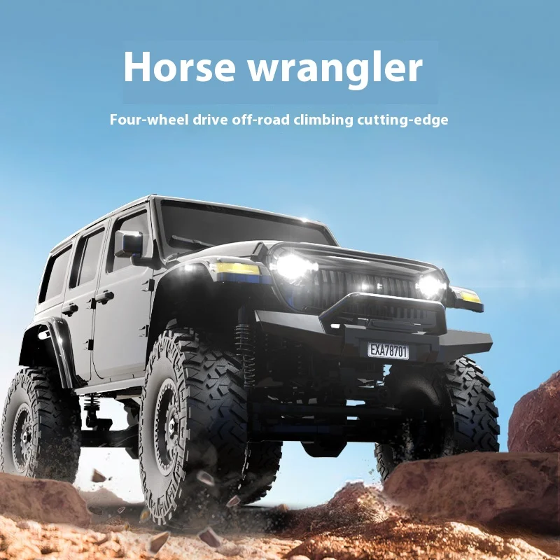 Orlans Wrangler Full Scale 1/24 Climbing Car Rc Four Wheel Drive Remote Control Car Adult Professional Off Road Vehicle