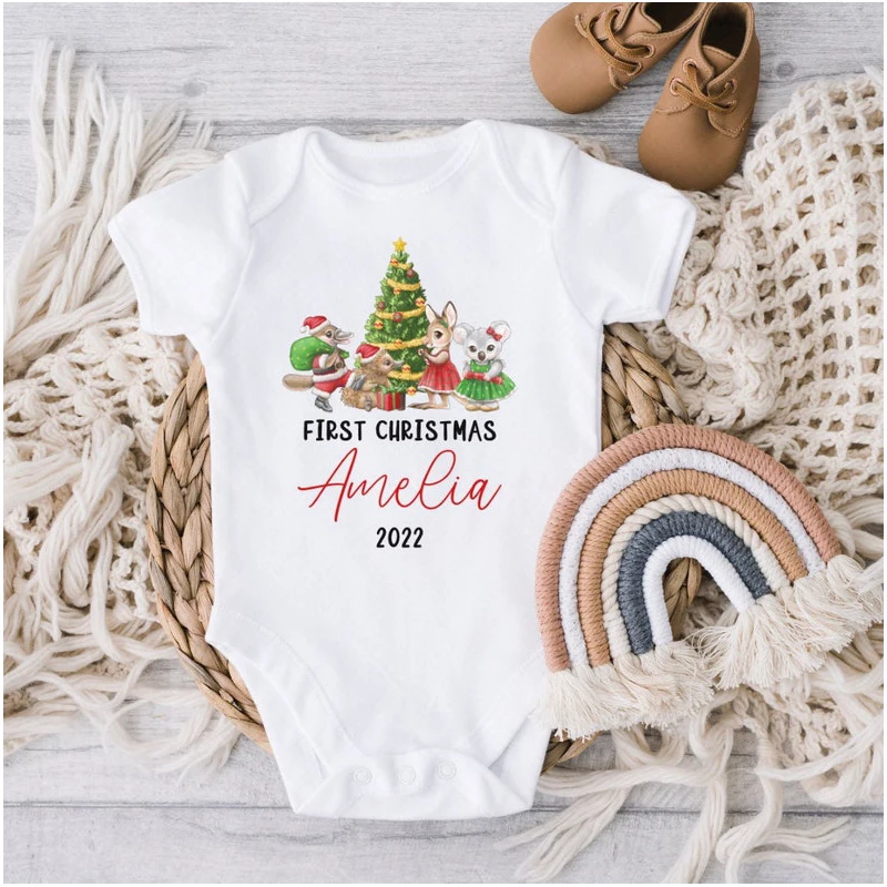 Christmas Outfit, Peter Rabbit Romper, First Xmas Body Suit, New Baby's Christmas, Christmas Bodysuit, Xmas Romper, Peter Rabbit