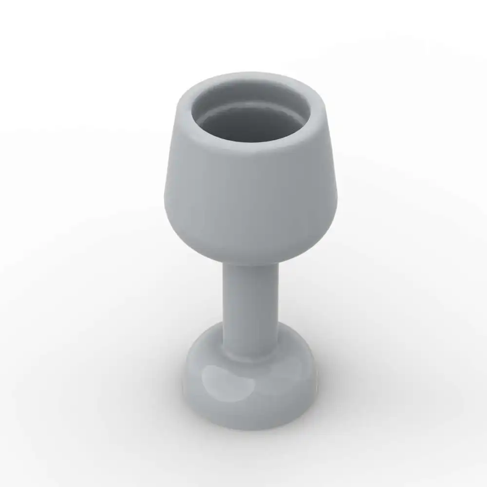 MOC 10PCS Bricks Part 33061 Goblet Cup Building Blocks Set Colorfu Dining Table Glass Particle DIY Toys Children Birthday Gifts