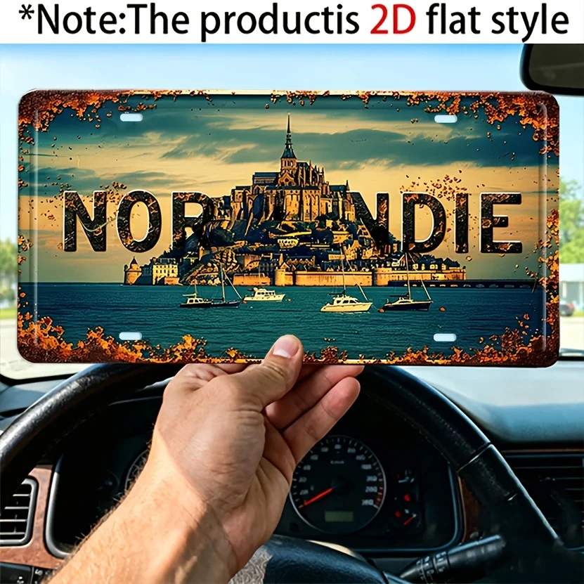 2D Flat - 【2D Flat】 2D Flat - [2D Flat] 2D Flat - Decorative Use Solely, French Normandy Mont Saint-Michel Island Castle Weather