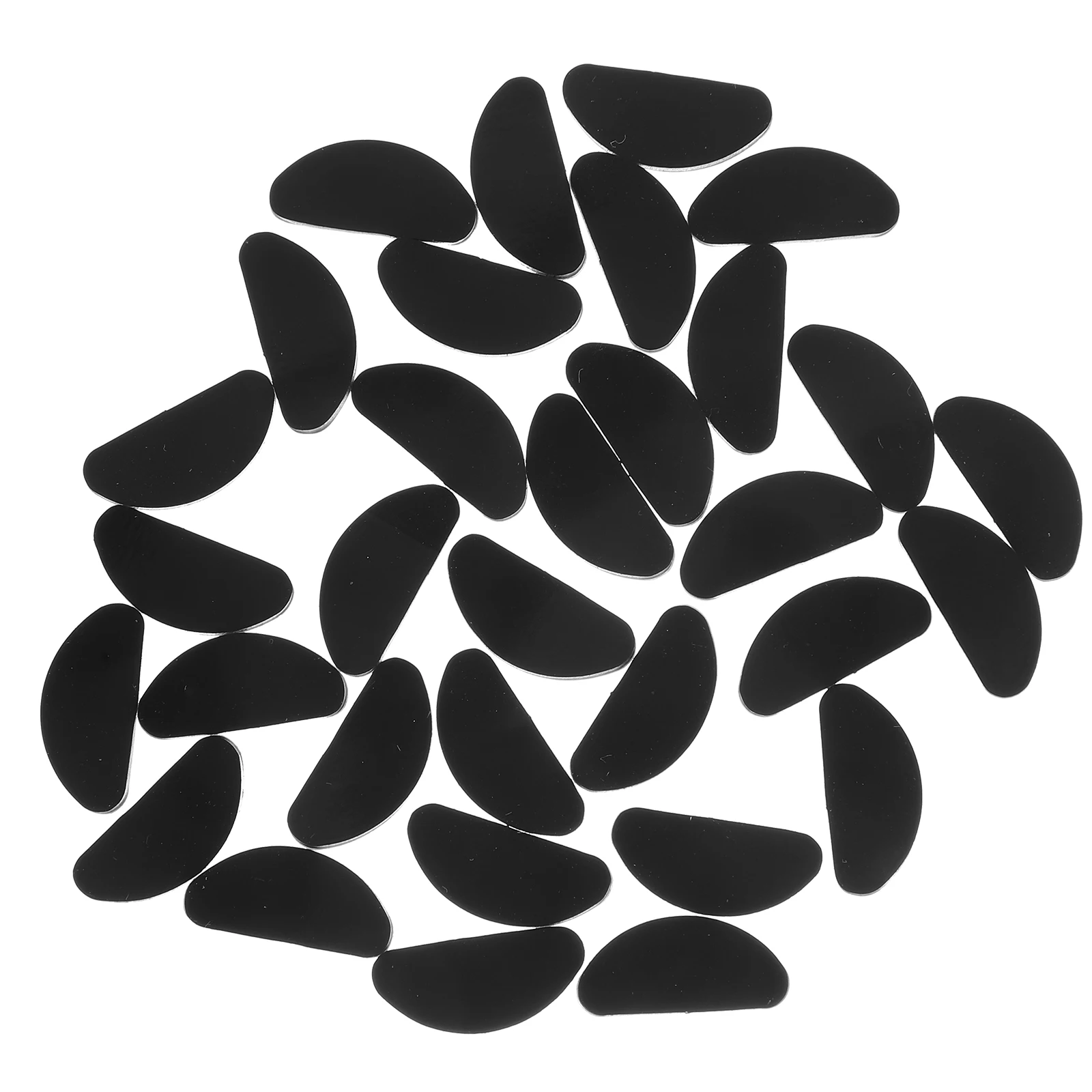 

30 Pcs Soft Silicone Nose Pads for Glasses Anti Slip Reusable Nonslip Eyeglass Accessories Comfortable Durable Fits Bridge
