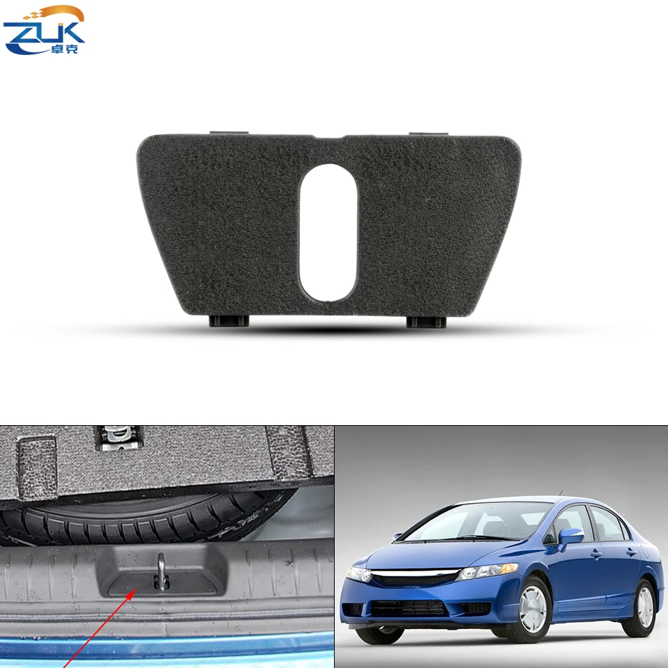 ZUK For HONDA CIVIC FA1 FD1 FD2 2006 2007 2008 2009 2010 2011 Trunk Lid Lock Decorative Cover Rear Panel Cap OEM:84641-SNA-A01ZA