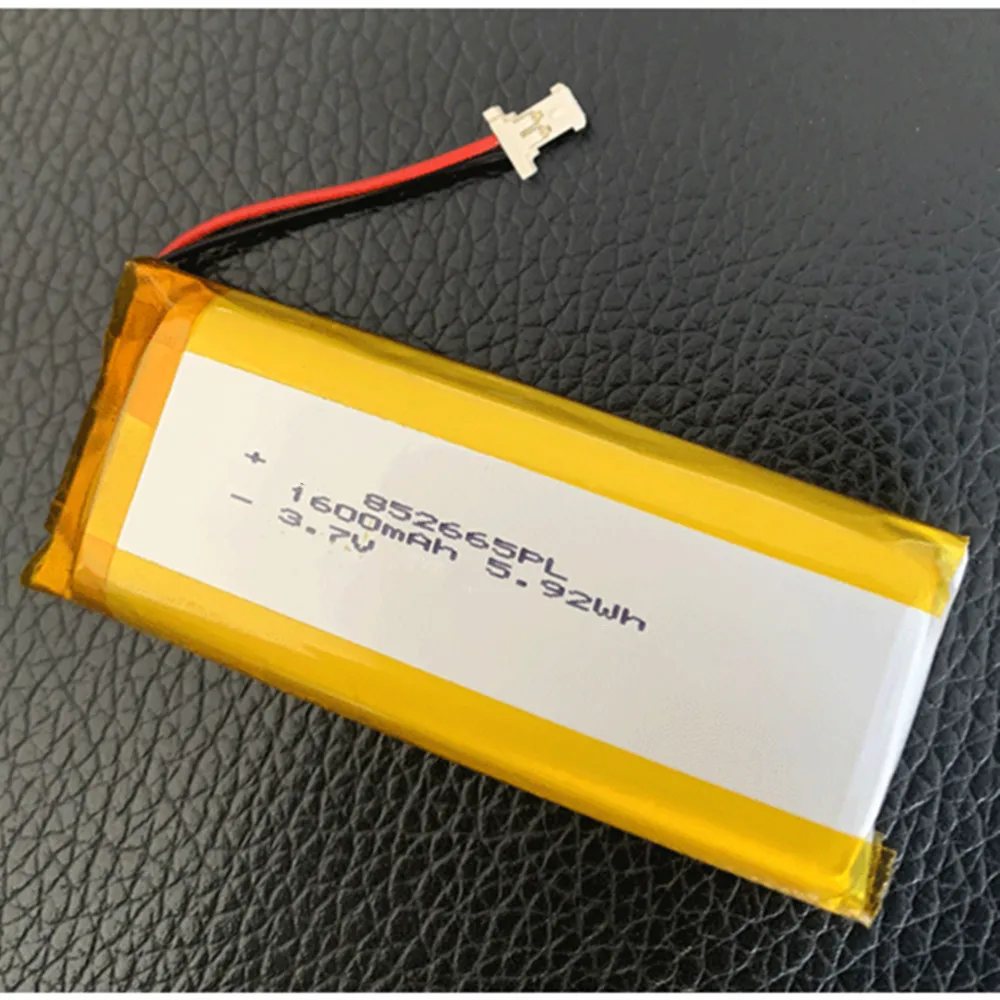 Original Replacement 1600mAh Battery For Maxto M3 M3S GT3 Motorcycle Recorder Li Polymer Rechargeable Pack view 2
