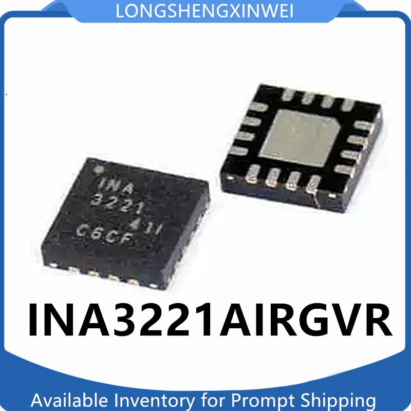 1 Stuks Nieuwe Ina3221airgvr Ina3221 Qfn16 Verpakte Huidige Monitoring Chip Ic