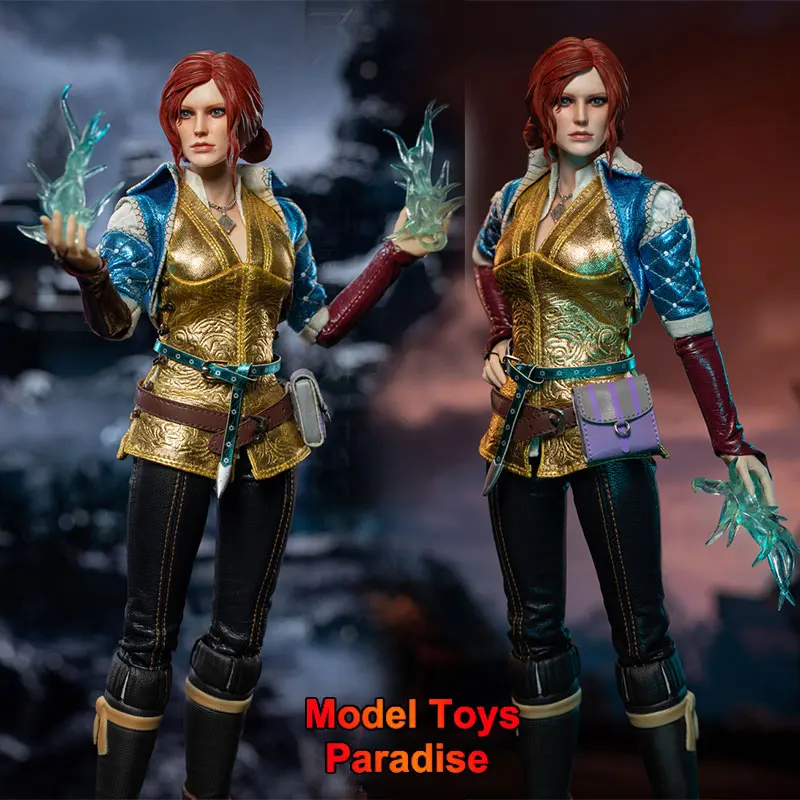 SWTOYS FS064 1/6 Collectible Toys Red Hair Triss Merigold Woman Soldier Full Set 12 inches Action Figure Model Fans Gifts