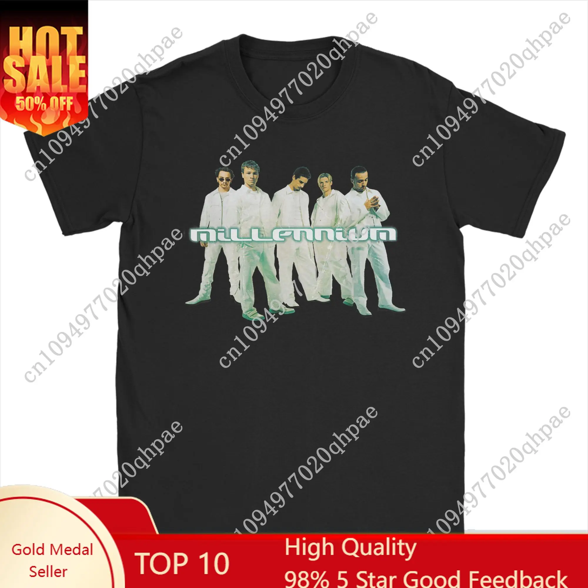 

Backstreet Boys Millenniums Tour Men's T Shirt Band Music Awesome Tee Shirt Short Sleeve Crewneck T-Shirt Cotton 6XL Tops