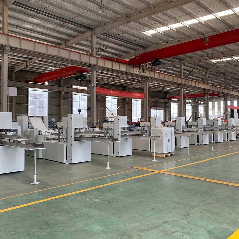 High Speed Facial Interfold Tissue Paper Folding Machine Napkin Tissue Paper Cutting Machine with 1 Log Saw