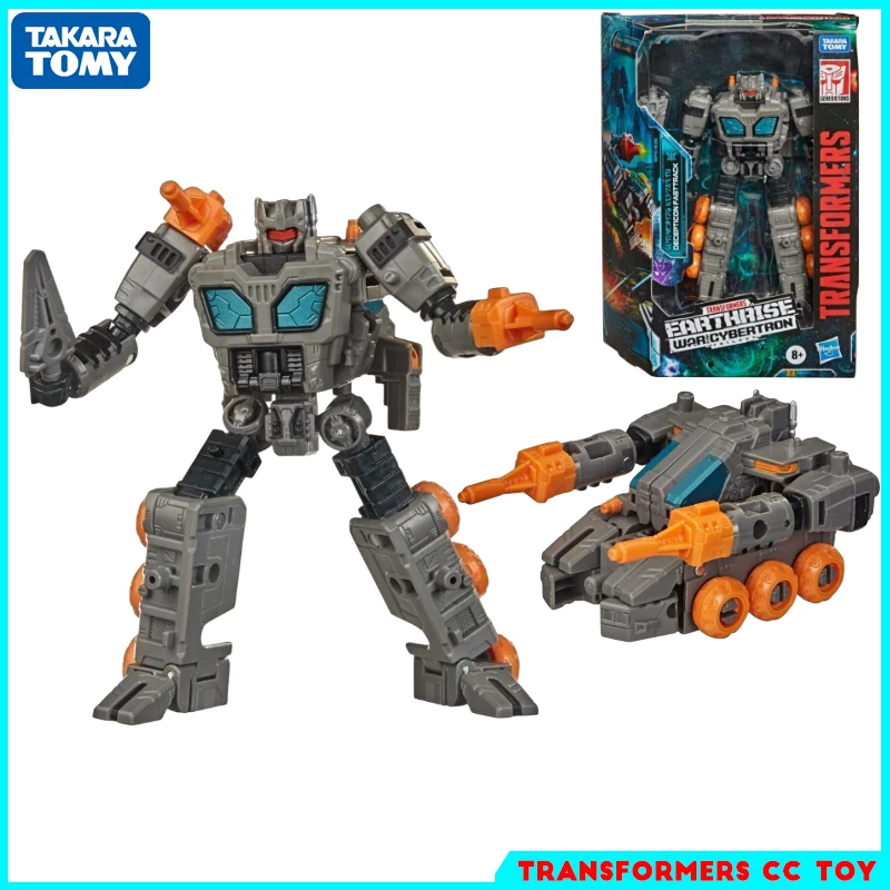 In stock Takara Tomy Transformers Earthrise WFC-E35 Decepticon Fasttrack Action Figure Robot Collection Hobby Children's Toys