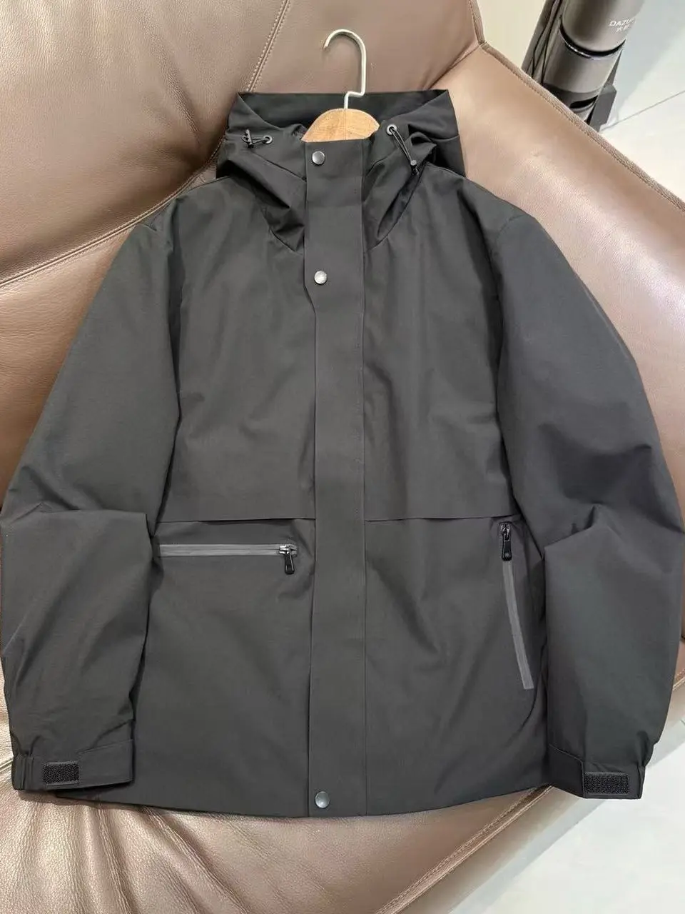 ملابس العمل الشتوية الخارجية أسفل Jaet قبعة الرجال والنساء Inteated قطعتين مجموعة يندبروف مقاوم للماء Du أسفل سترة وسراويل #5