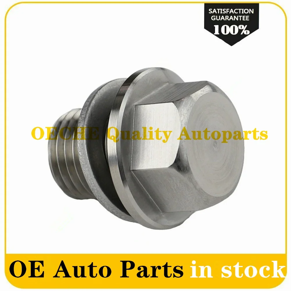 

M14x1.5mm Car Engine Oil Drain Plug Bolt Silver with Washer for Honda Accord CR-V CRX MDX Civic CR-Z Prelude 90009-R70-A00