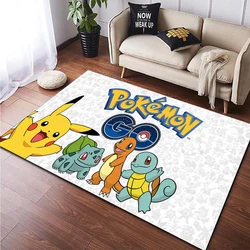 Alfombra de Pokémon para niños, sala de estar, dormitorio, alfombra de cocina, alfombra de dormitorio infantil, decoración de dormitorio