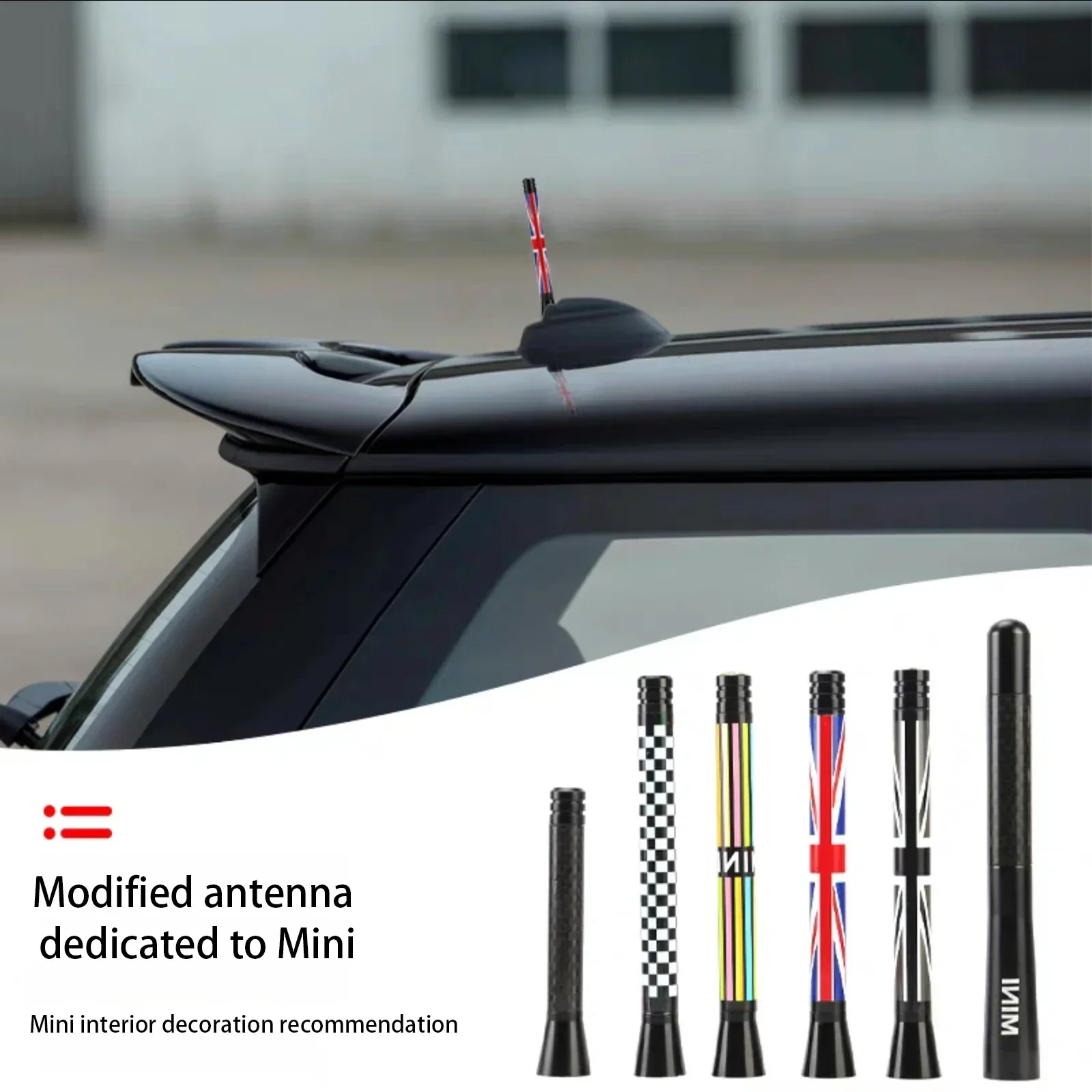 

For Mini Cooper Car Roof Antenna R56 R50 F56 R53 F55 JCW R60 R55 R52 R57 R58 R59 F57 Universal Radio Aerial Accessories