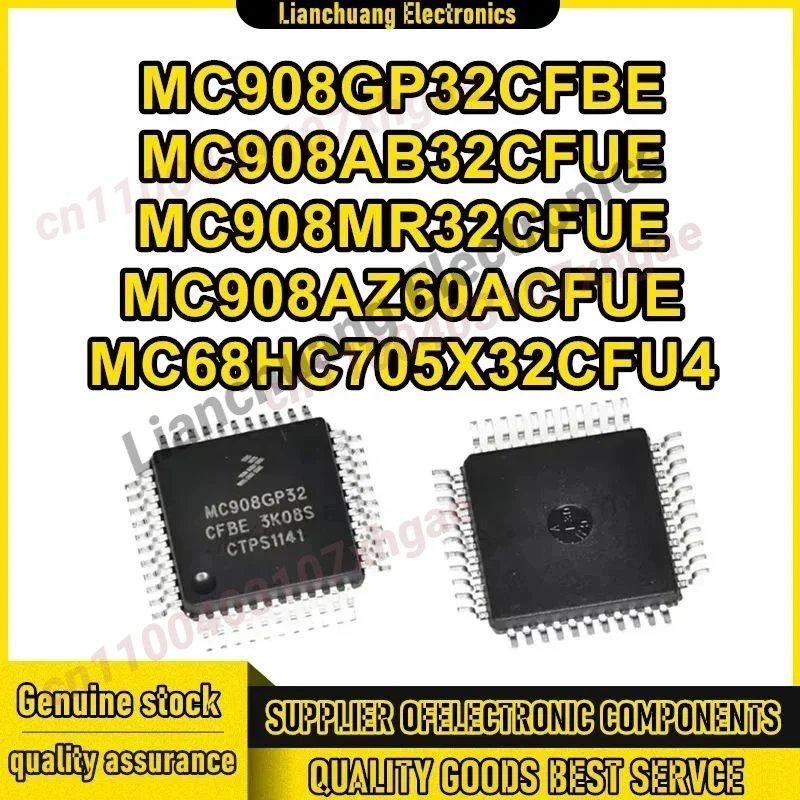 

MC908GP32CFBE MC908AB32CFUE MC908MR32CFUE MC908AZ60ACFUE MC68HC705X32CFU4 IC chipset New Original in stock