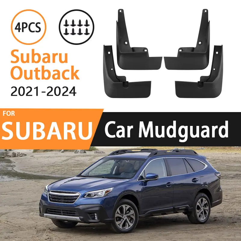 

4PCS Mudflaps For Subaru Outback 2021 2022 2023 2024 Mudguard Guard Fender Front Rear Wheel Car Accessories Car Styling ABS