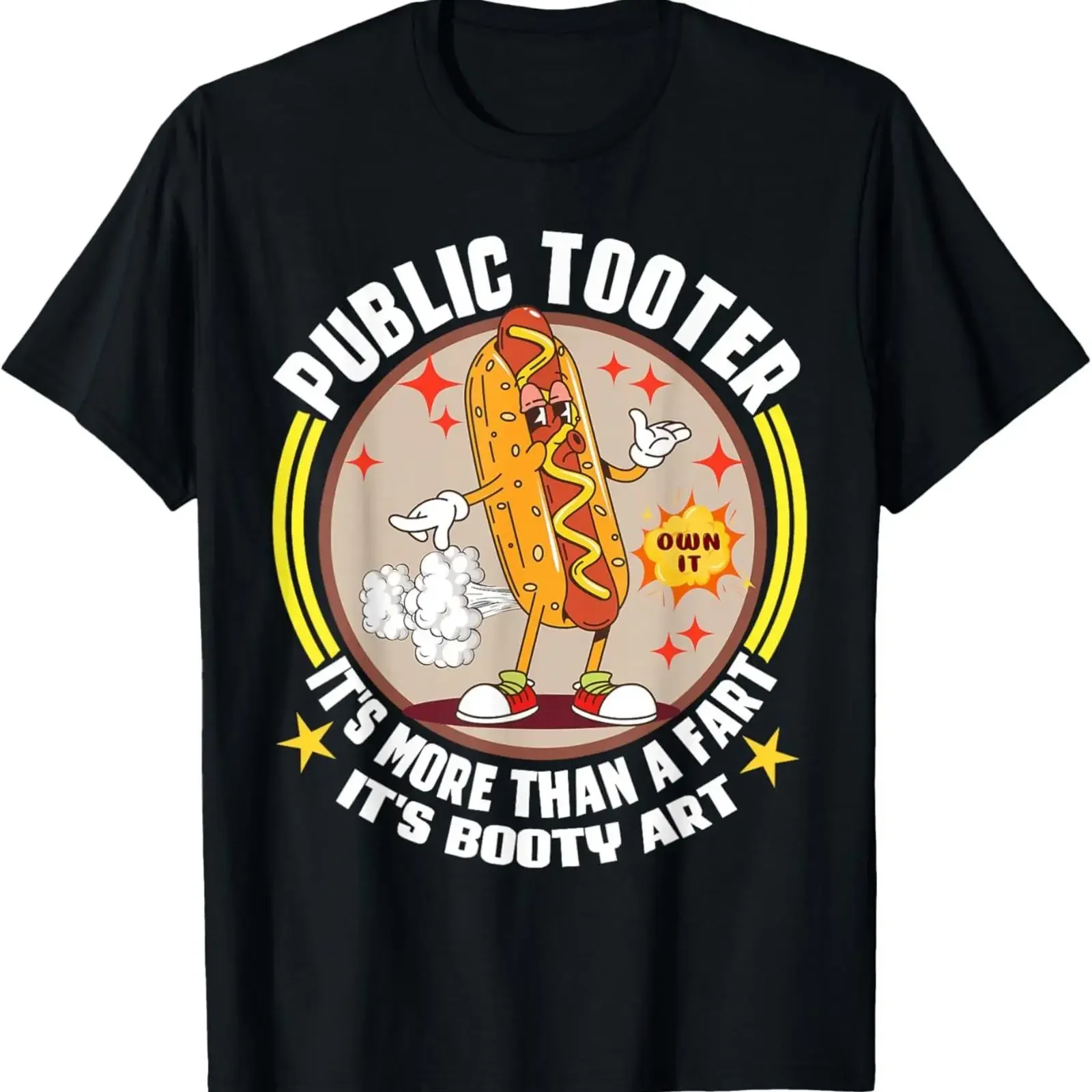 Public Tooter Funny Inappropriate Embarrassing Adult Humor T Shirt vintage Washed designer clothes Comfortable Versatile