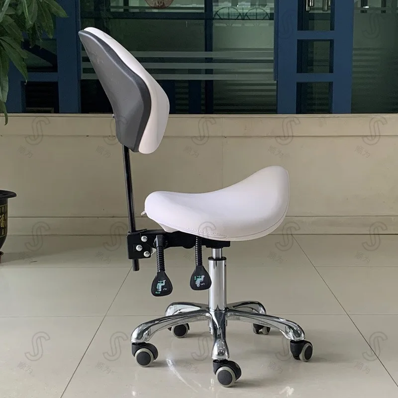 Strictly selected beauty stool pulley mobile beauty salon chair lifting round stool bar table high-footed chair makeup chair